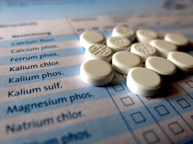 homeopatické tablety